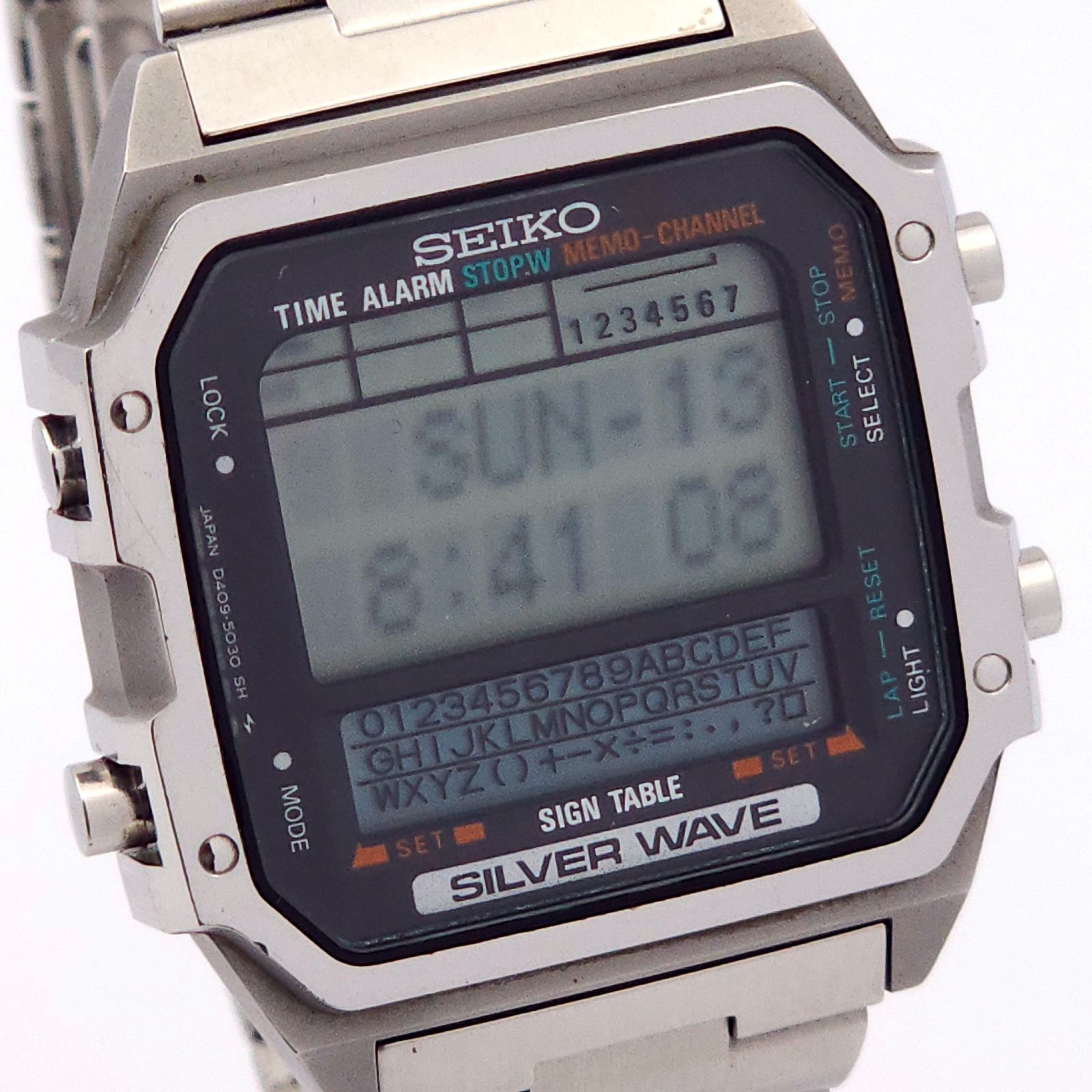 時計 SEIKO D409-5030 silver wave 1984 Seiko SilverWave D409-5030