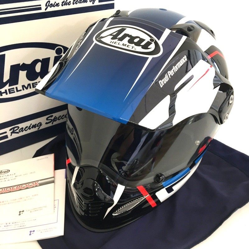 中古品】アライ ツアークロス3 デツアー（青） 保管用袋付き 中古品