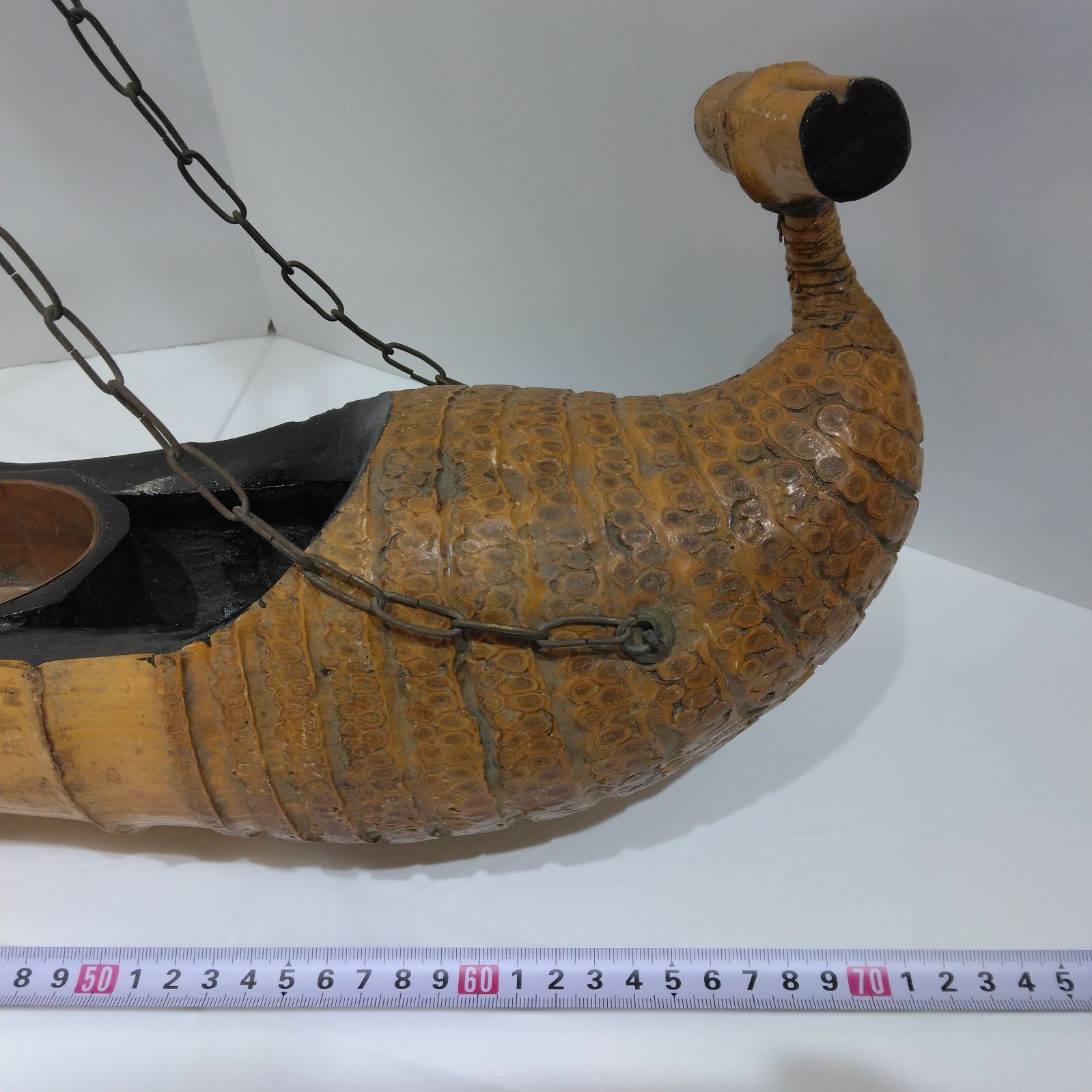 竹 花器 吊り舟