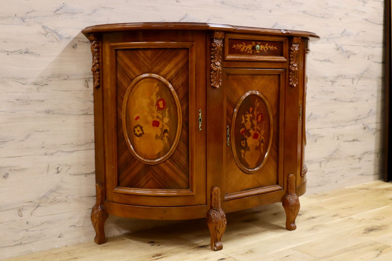 キャビネット 象嵌細工