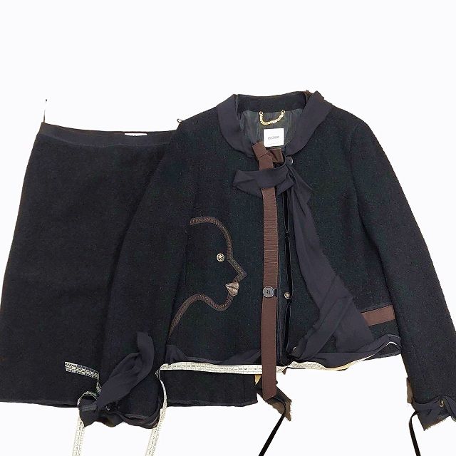 モスキーノ MOSCHINO ヴィンテージ スーツ セットアップ ノーカラー