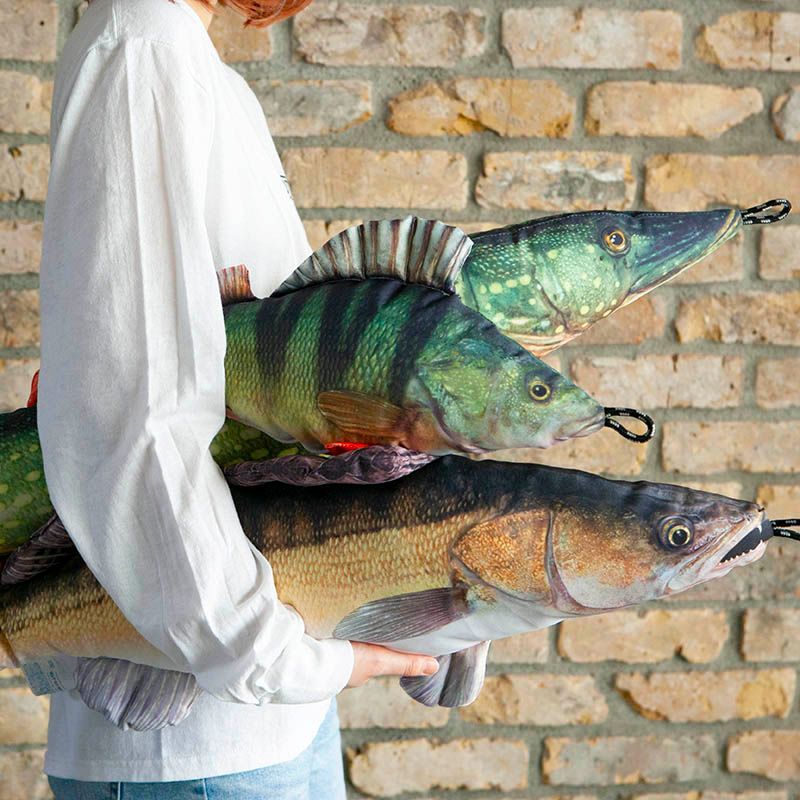 DULTON】ダルトン おもしろ雑貨 魚 パイク クッション リアル
