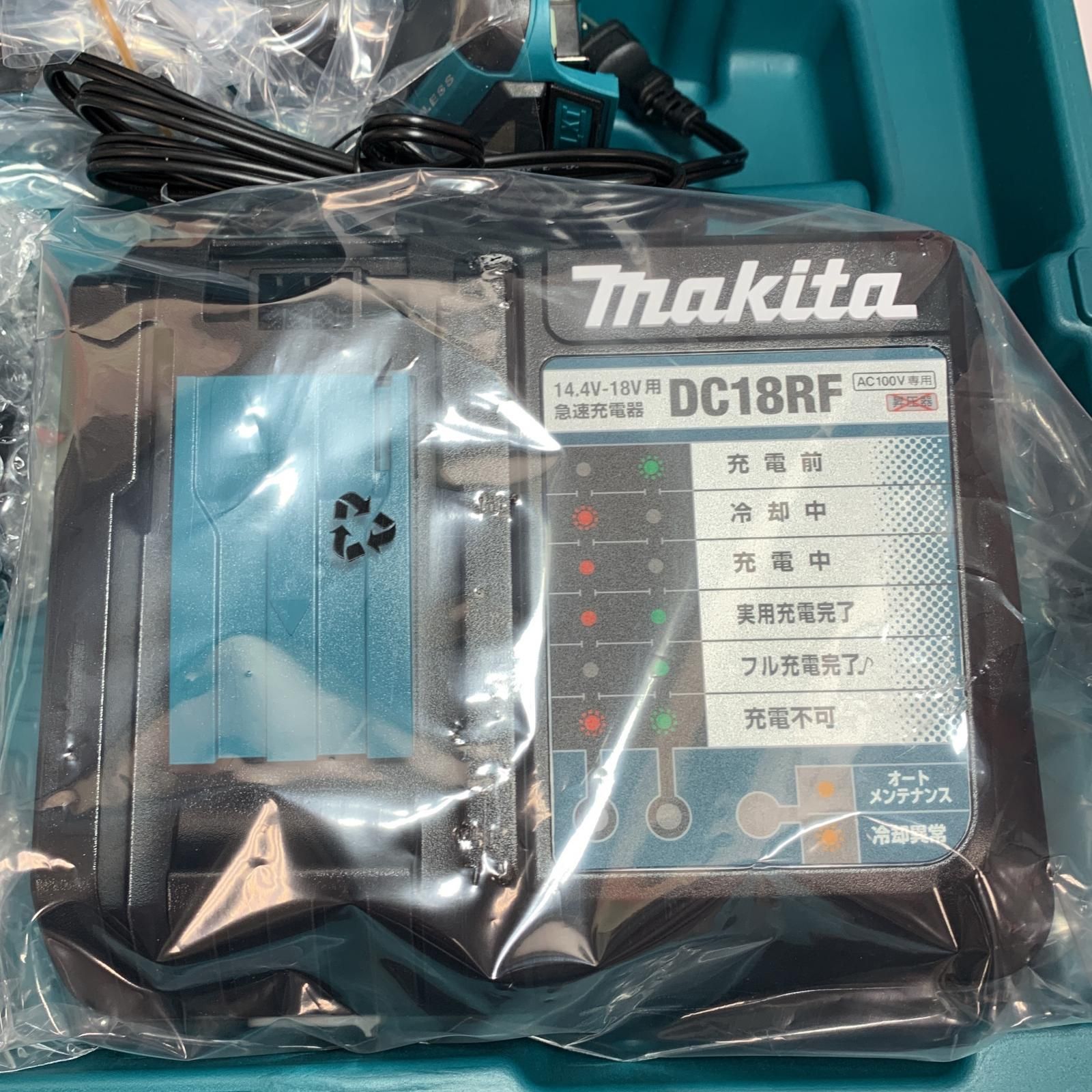 MAKITA マキタ 100mm 充電式ディスクグラインダ 充電器・充電池2個 