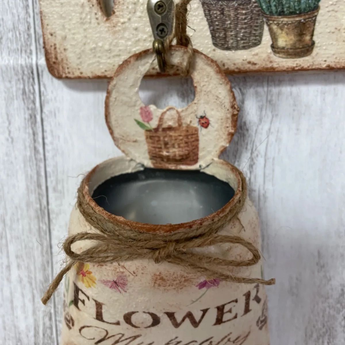 リメ缶、リメイク缶＆飾りボード ガーデンデザインセット - メルカリ