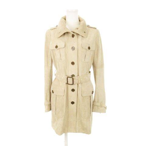 バーバリー ロンドン BURBERRY LONDON ゴートスエードコート 本革 やぎ  