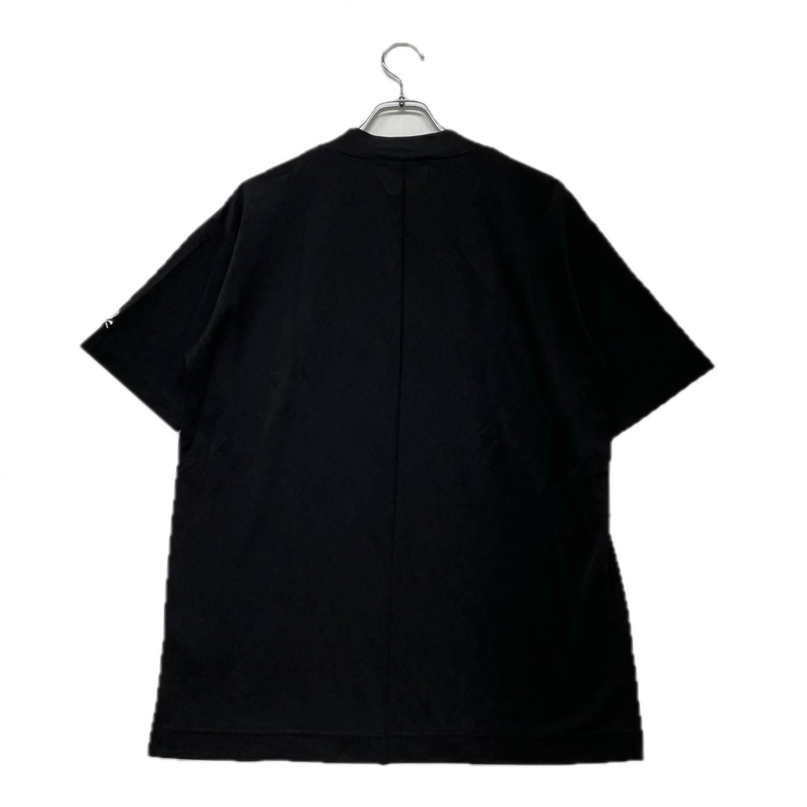 超美品　マークアンドロナモックネックtシャツ　L ブラック　サイズ48 マークアンドロナ48モックネックシャツ MARK&LONA マークアンドロナ