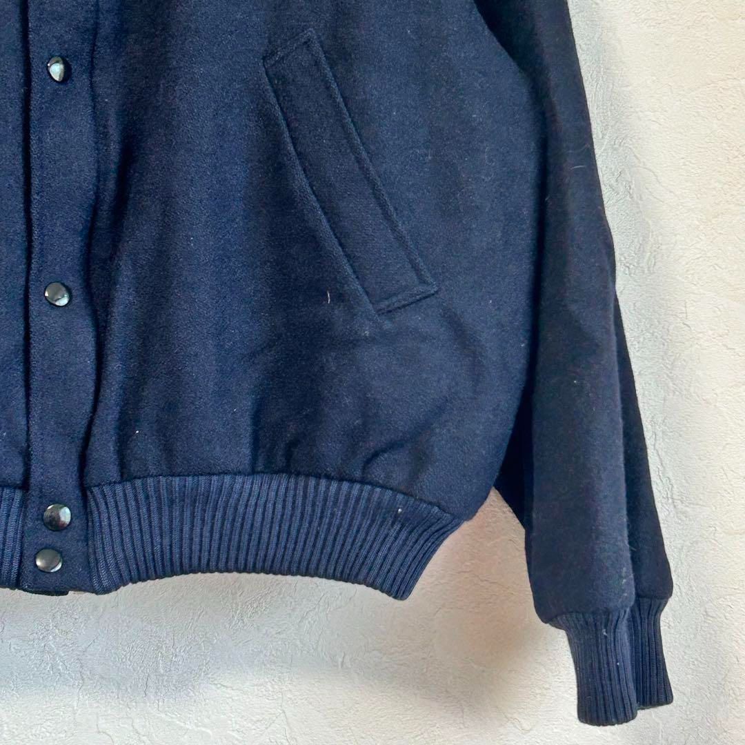 シュミーズラコステ ブルゾン メンズ L ネイビー刺繍ワッペン フランス 