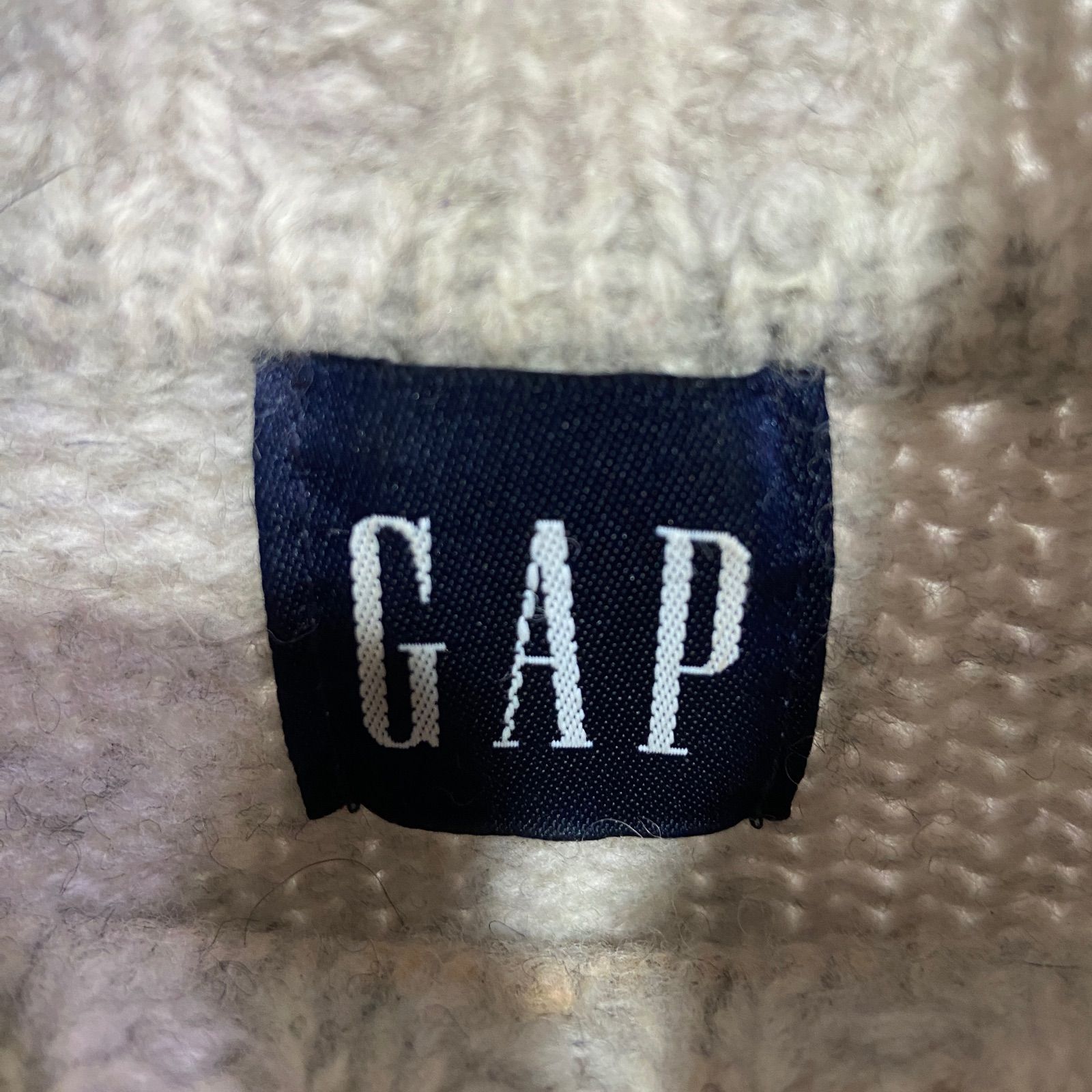 90s OLD GAP タートルネック ノルディック ニット セーター ギャップ 90s GAPギャップ 雪柄 総柄 タートルネック ウールニット セーター
