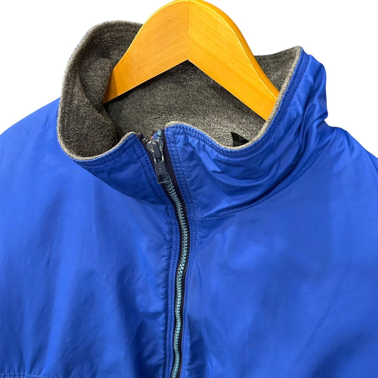patagonia シェルドシンチラジャケット　ブルー　XL 80's パタゴニア シェルドシンチラジャケット ブルーグレー 表記