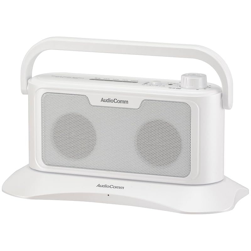 オーム OHM 耳もとスピーカー 手元スピーカー ワイヤレス AudioComm はっきり音声 かんたん操作 充電クレードル式 ASP-705N 03-2076 オーム電機 1