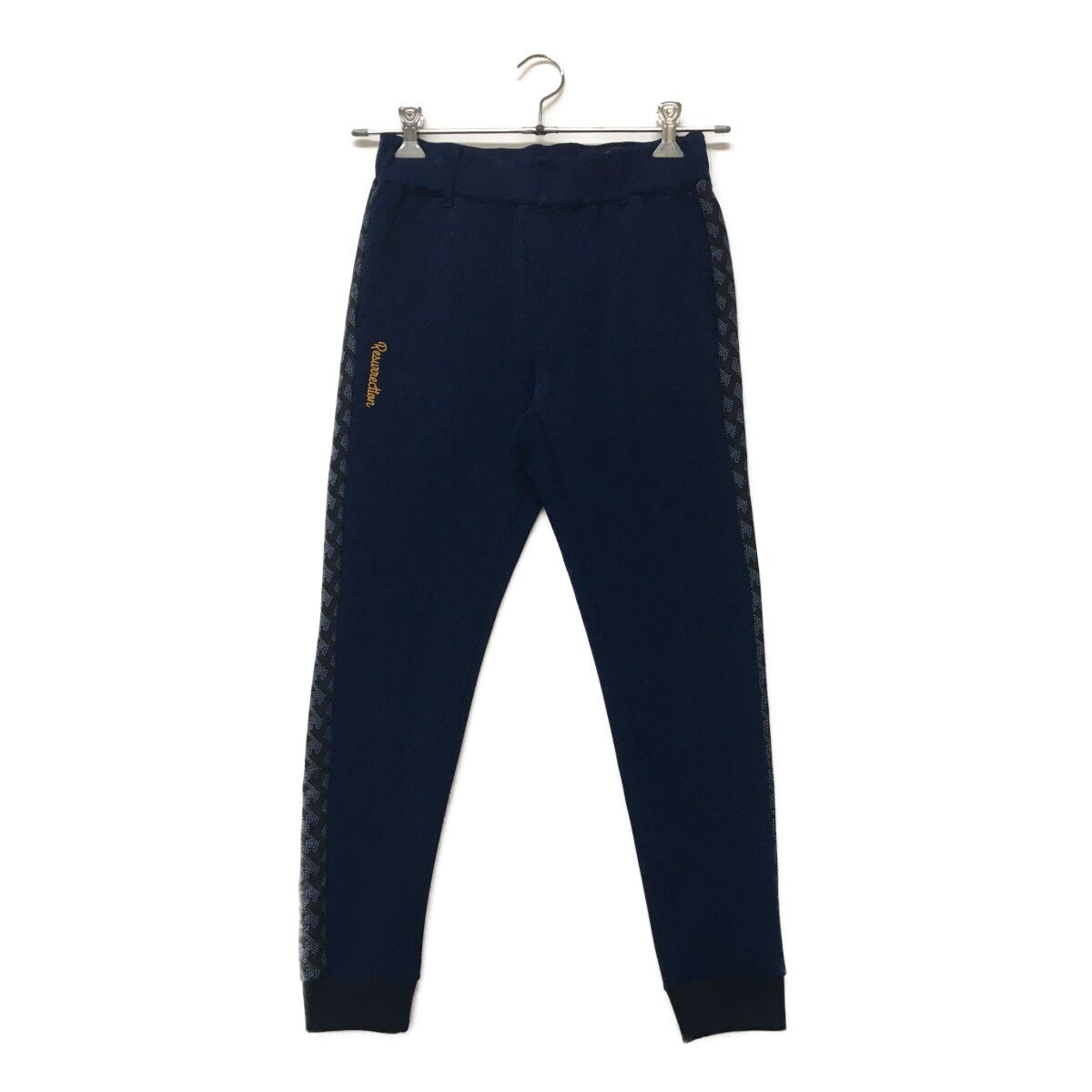 coco 中古 レザレクション Resurrection レディース パンツ S 紺 ネイビー ダンボール素材 ストレッチ 中古 レディース レザレクション Resurrection パンツ S 紺
