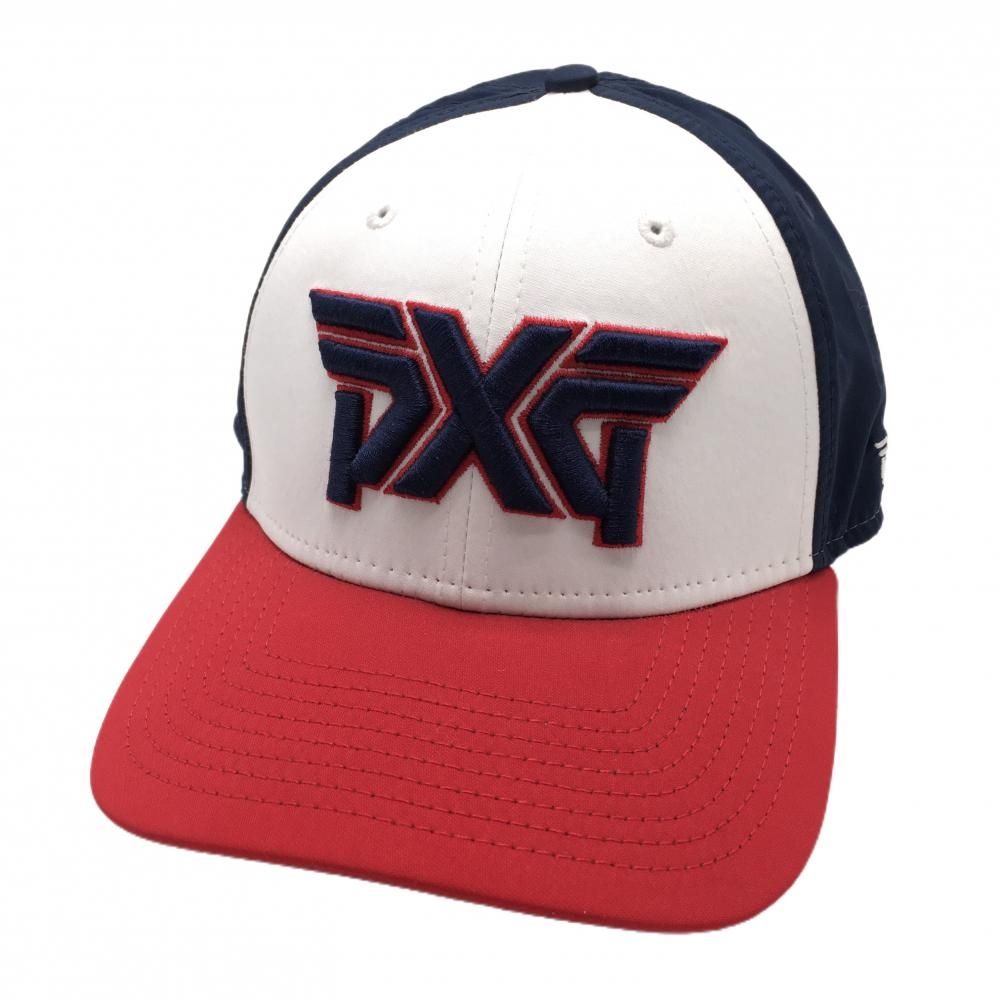 ニューエラ×パーソンズエクストリーム キャップ ネイビー×レッド PXG ロゴ刺しゅう LARGE-XLAGE  ゴルフウェア New Era