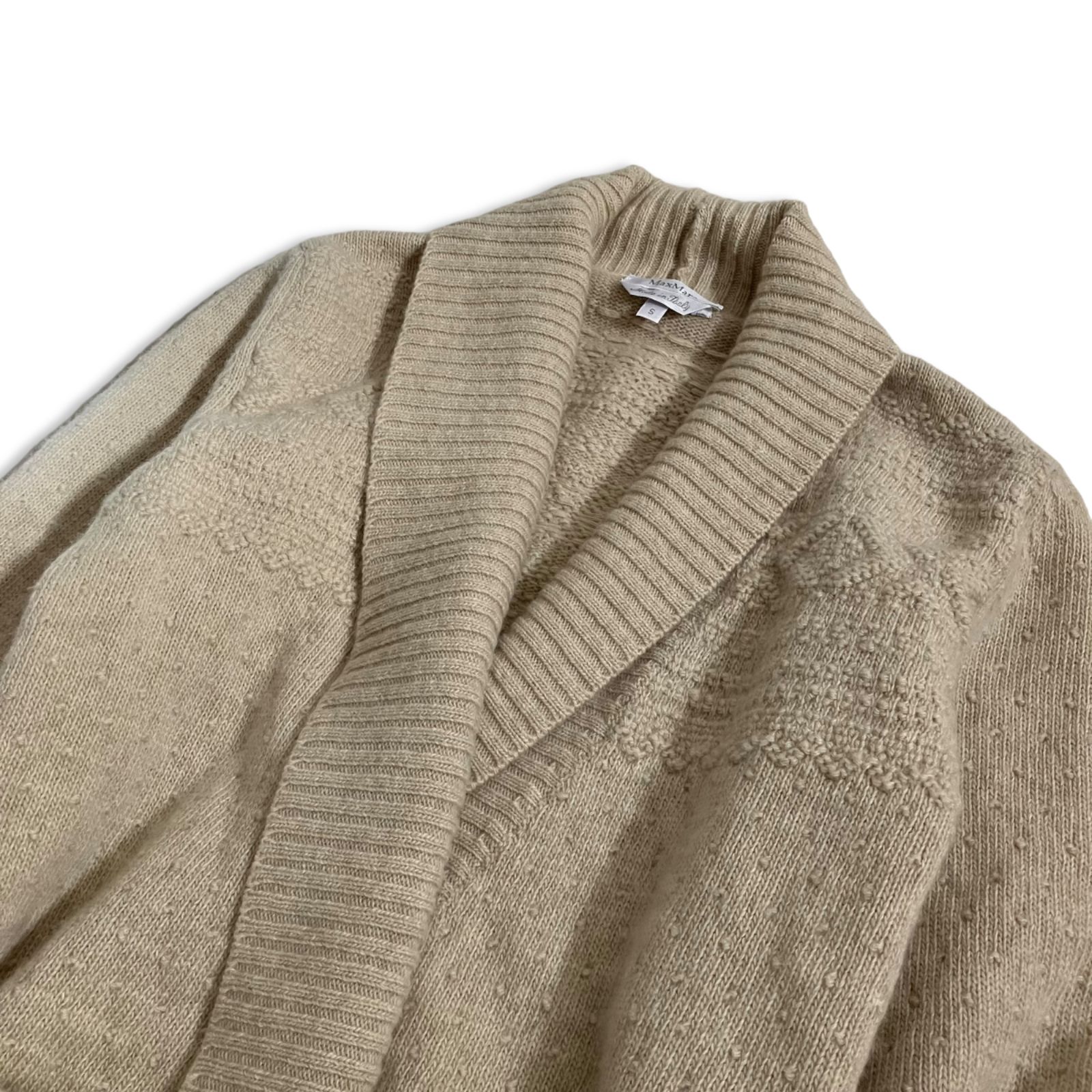 マックスマーラ カシミヤ混カーディガン ベージュ 【公式通販】