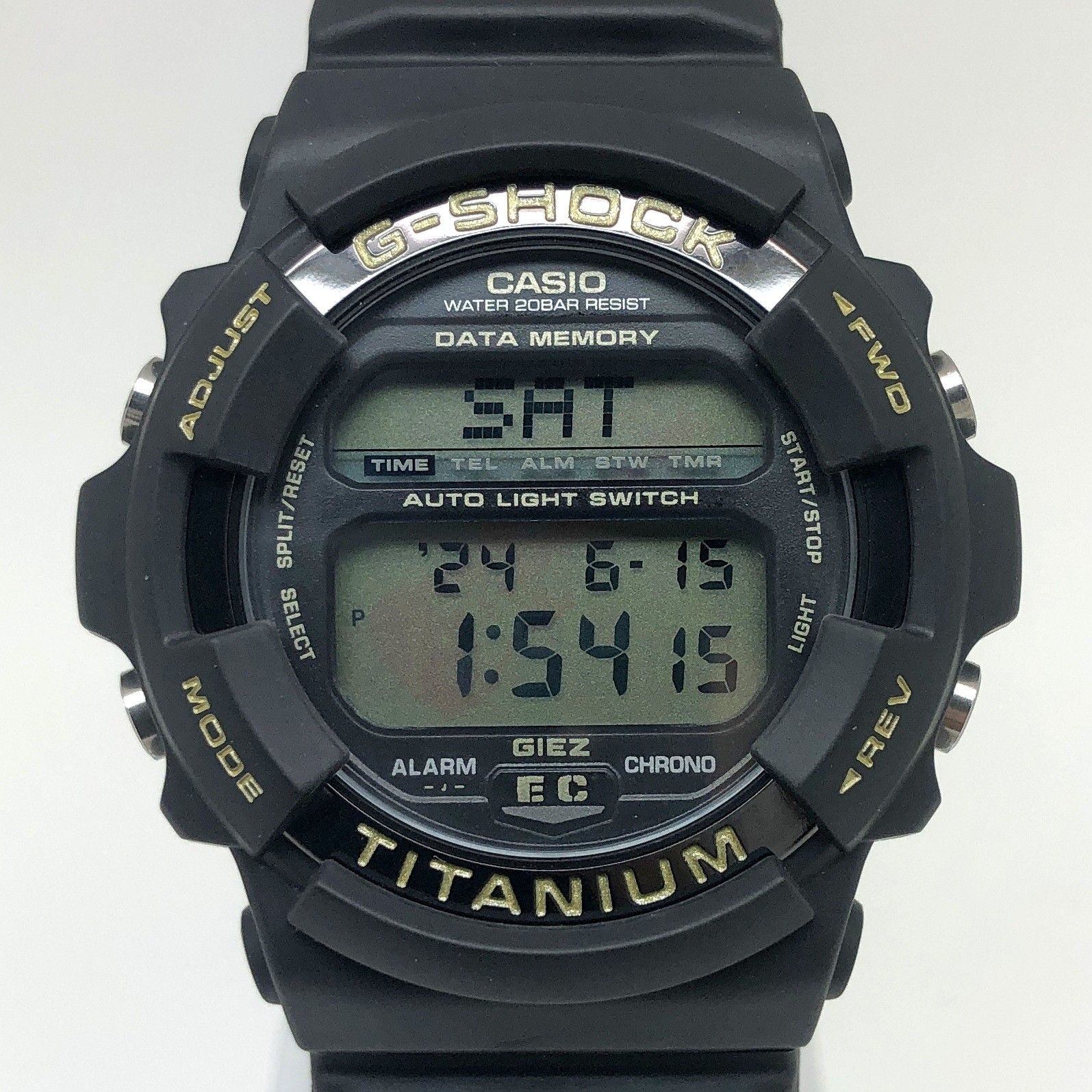 G-SHOCK ジーショック CASIO カシオ 腕時計 GS-100EC-1T Eric Crapton GIEZ エリック・クラプトン ブラック  チタンケース - メルカリ