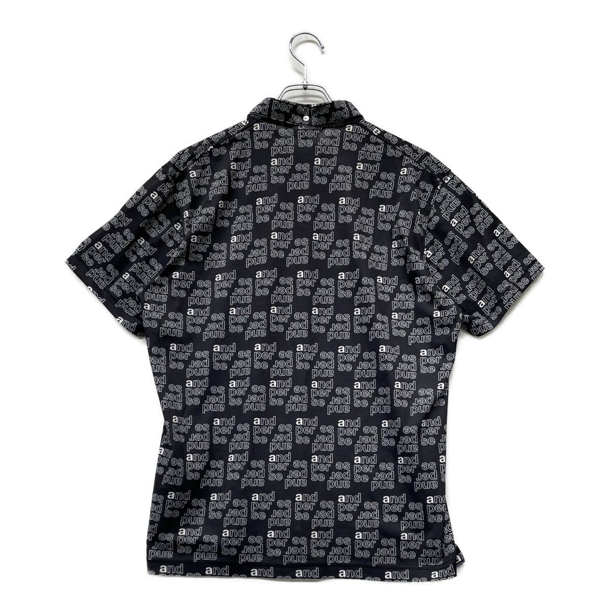 中古 メンズ アンパスィ and per se 半袖ポロシャツ LL 白 ホワイト