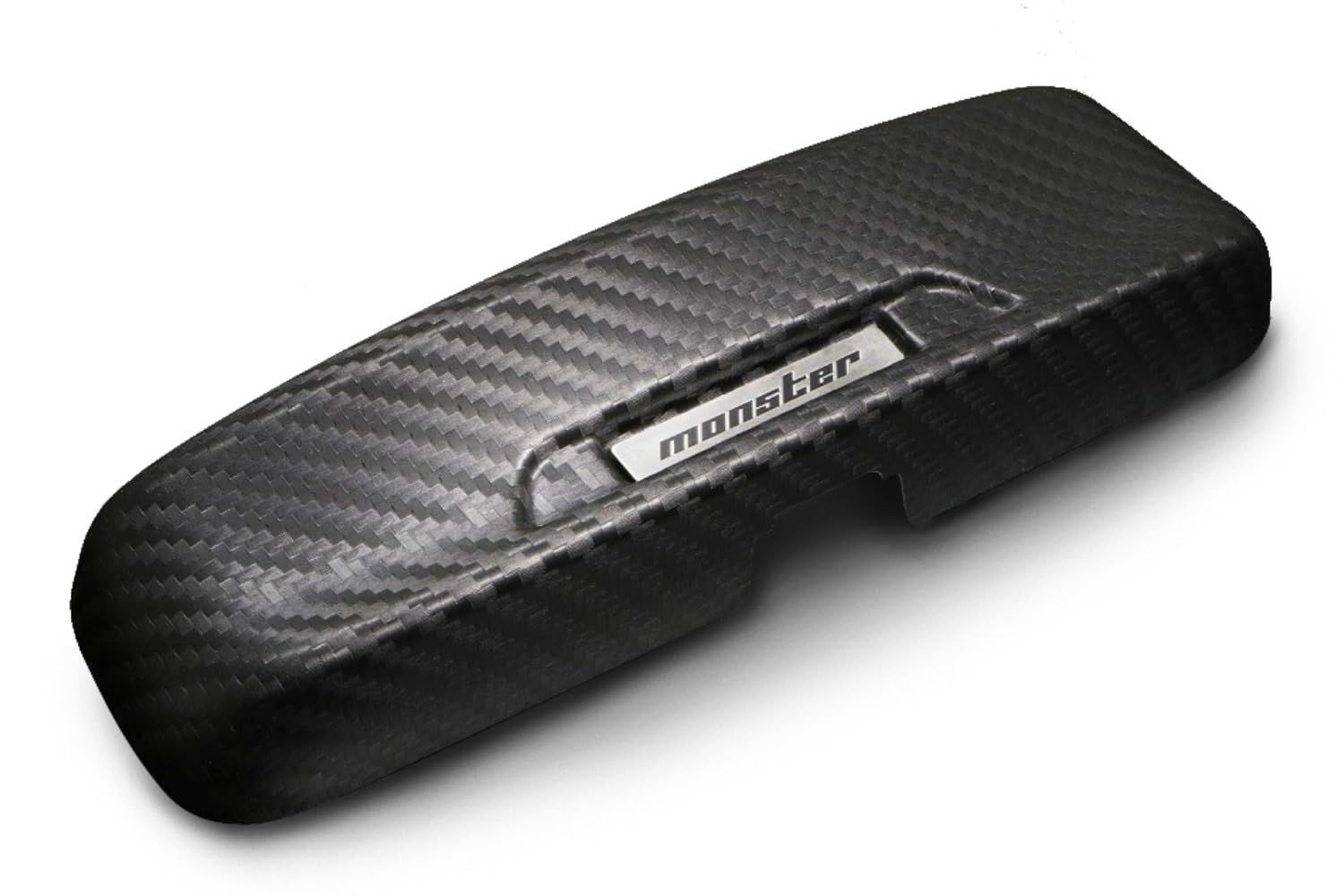 MONSTER SPORT ルームミラーカウル スズキ防眩機能付ルームミラー車汎用 スイフトスポーツ ZC33S |ジムニーシエラ JB74W |ソリオ MA37S 他 カーボン柄 ルームミラーカバー 861000-7600M