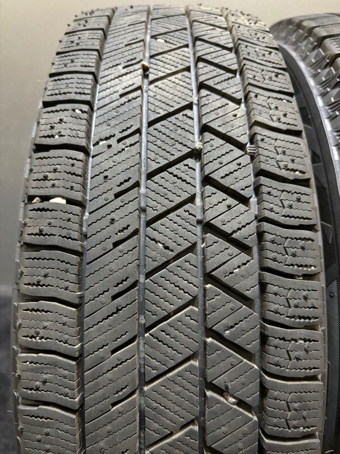 ★165/65R14 BRIDGESTONE/VRX3 21年製 トヨタ 純正 スチール 14インチ 5J +35 100 4H スタッドレス 4本 ルーミー パッソ タンク (南2-G264)