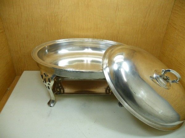 ステンレス製 小判チェーフィングディッシュ◇保温皿◇ビュッフェ