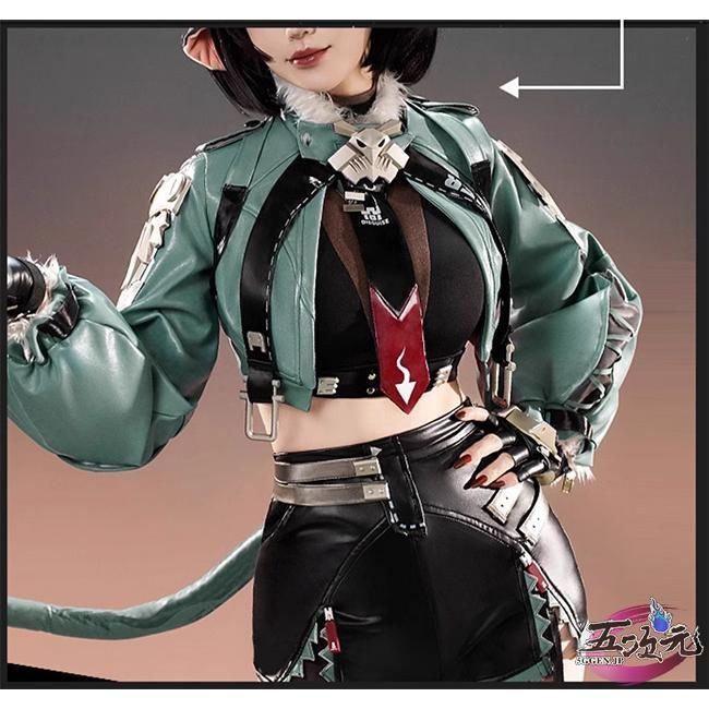 ♥ 三分妄想 ゼンレスゾーンゼロ コスプレ ジェーン?ドゥ 衣装 ウィッグ 靴 追加可 CS091007BJ ハロウィン LNAILSPERTH_COM