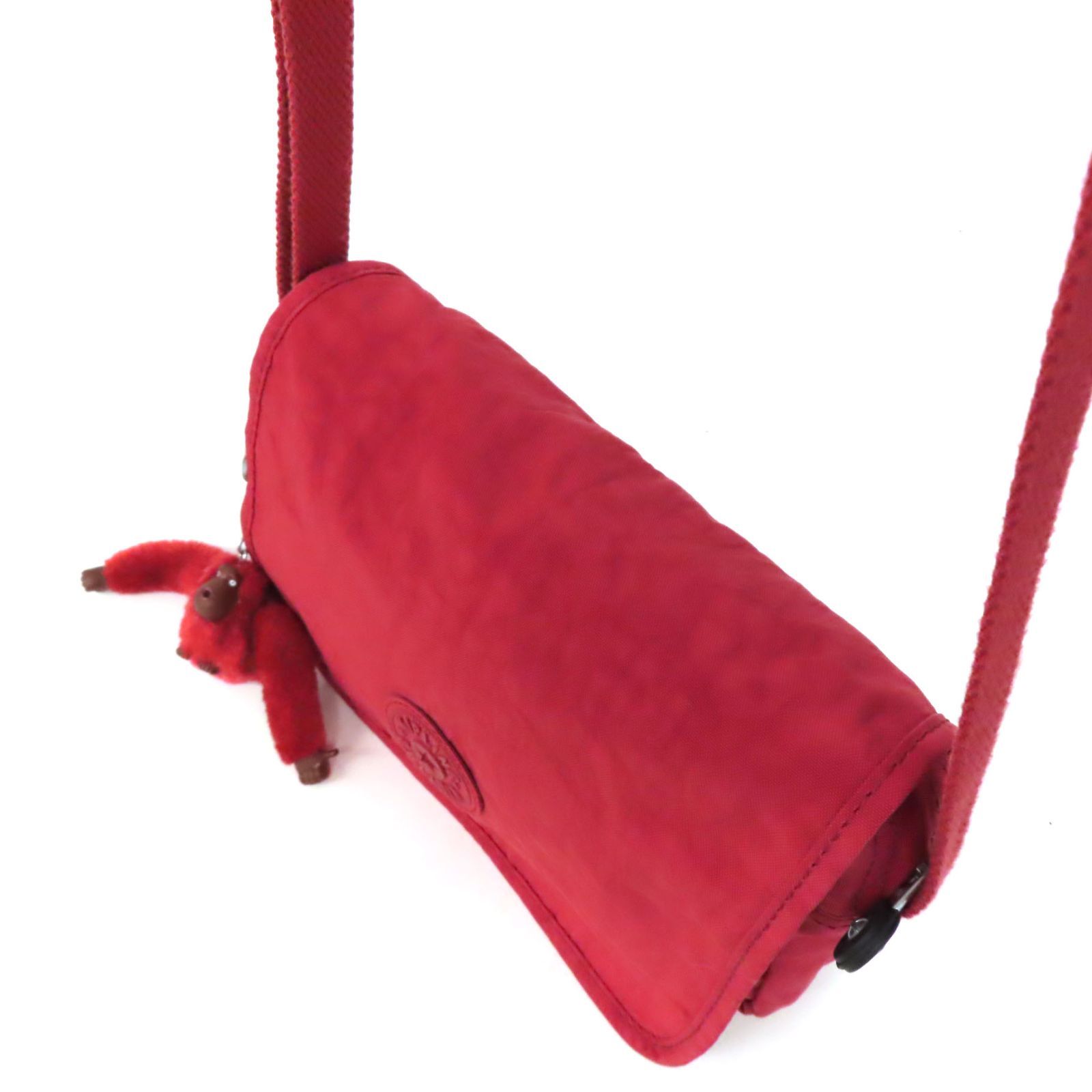 Kipling キプリング ショルダーバッグ ナイロン 総柄 ゴリラ 斜めがけ WH25044 美品 kipling キプリング ショルダーバッグ ポシェット