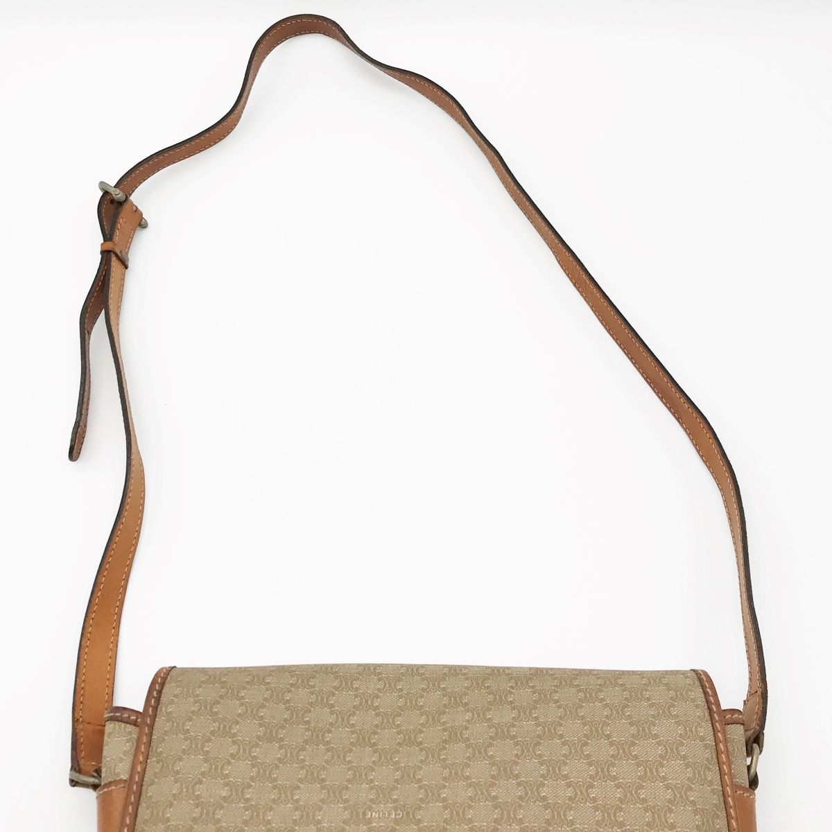 CELINE セリーヌ ショルダーバッグ 斜め掛け バッグ マカダム柄 