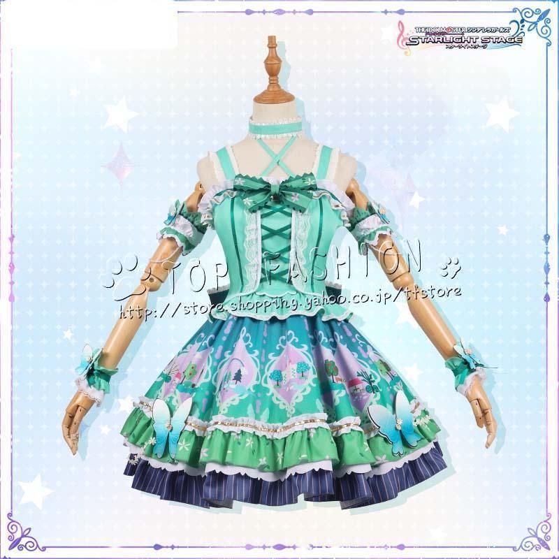 アイドルマスター シャイニーカラーズ 風 森久保 乃々 もりくぼ のの 森のものがたり コスプレ衣装 ウィッグ 靴 道具別売り