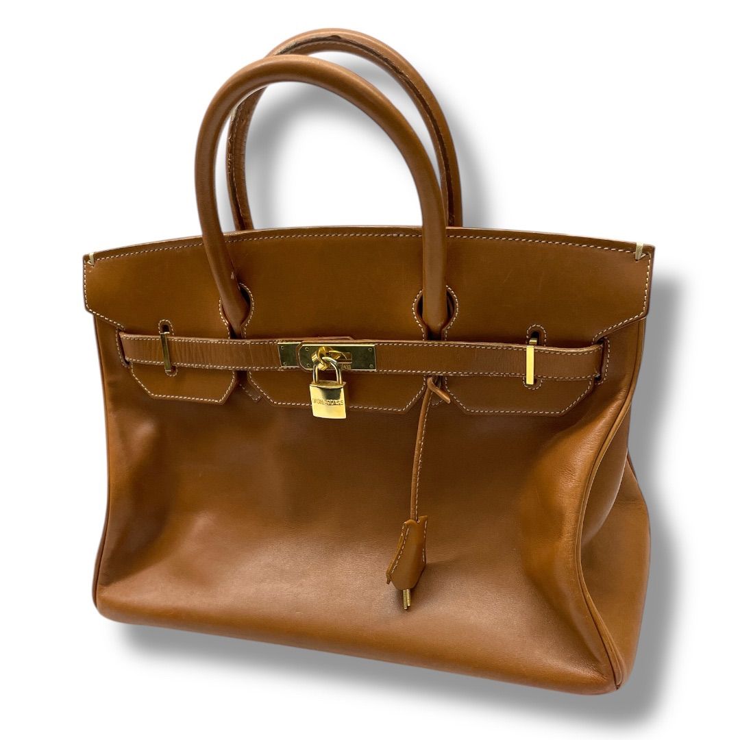 HIGH-CLASS MILANO ハイクラスミラノ レザーハンドバッグ カデナ パドロック付き イタリア製 茶色 ブラウン サイズ35 レディース 通年 有明ガーデンrecollect店 24 No.358