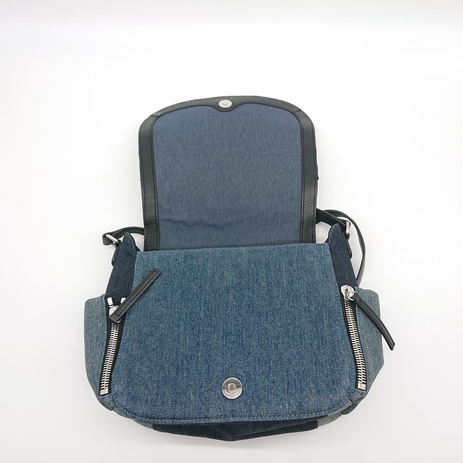 美品】DIESEL ディーゼル ショルダーバック デニム ブルー