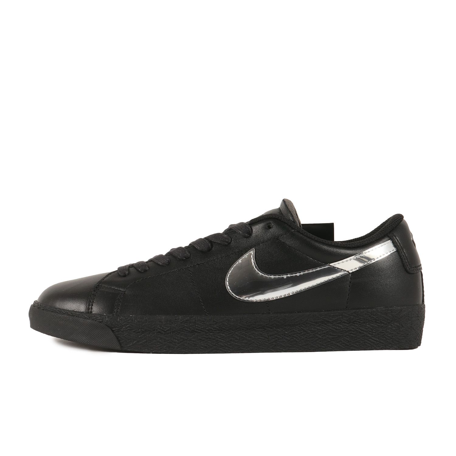 新品 NIKE ナイキ サイズ:26.5cm 24AW DANCER SKATEBOARDS SB ZM BLAZER LOW QS (HJ6703-001) ダンサー スケートボード ズーム ブレザー ロー ブラック メタリックシルバー US8.5