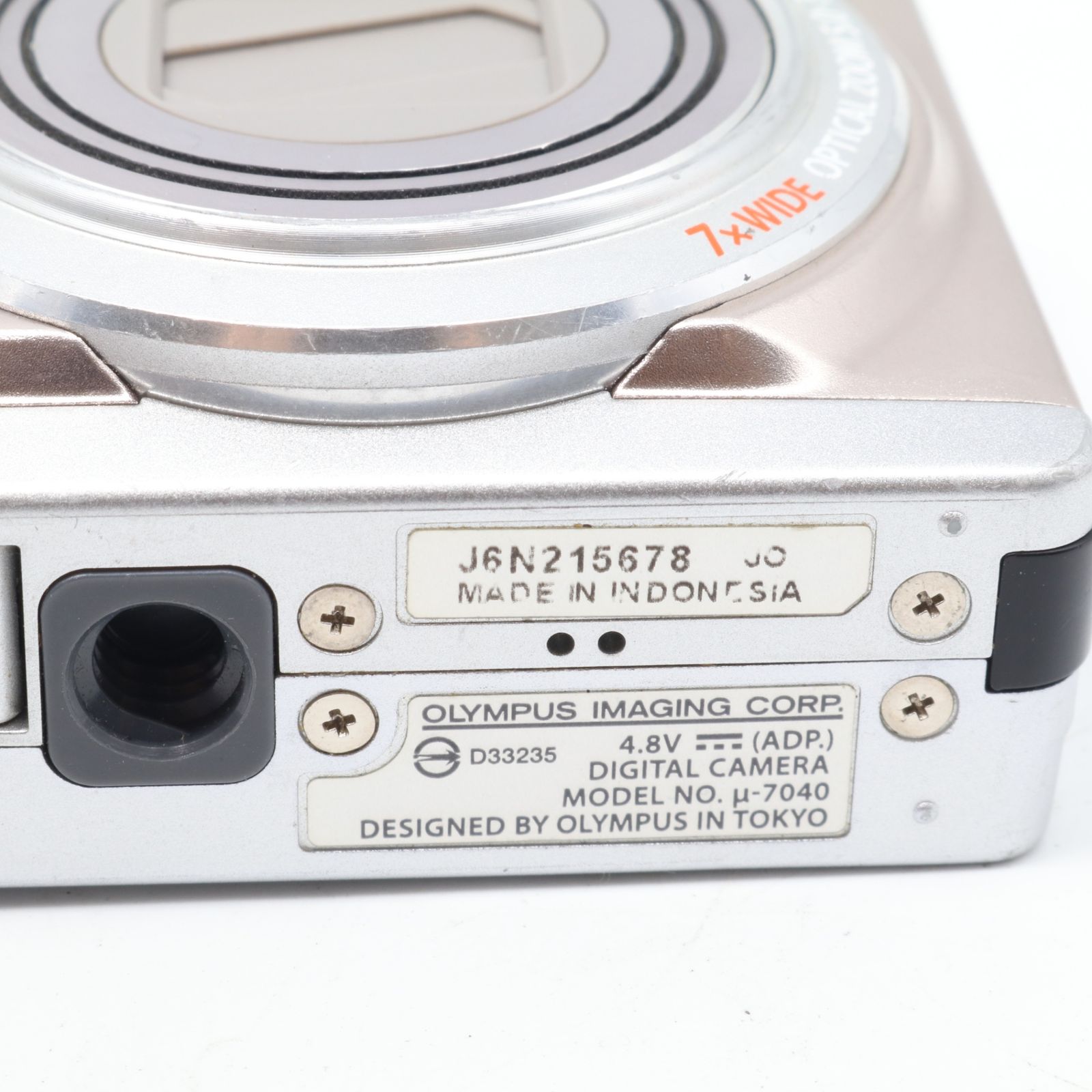 OLYMPUS μ-7040 コンパクトカメラ コンデジ デジカメ 難あり カメラ 【難有品】オリンパス μ-7040 コンパクトデジタルカメラ