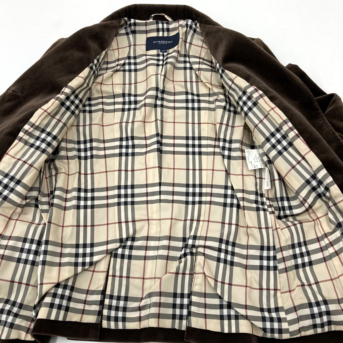 美品 BURBERRY バーバリー テーラード ジャケット 38 アウター