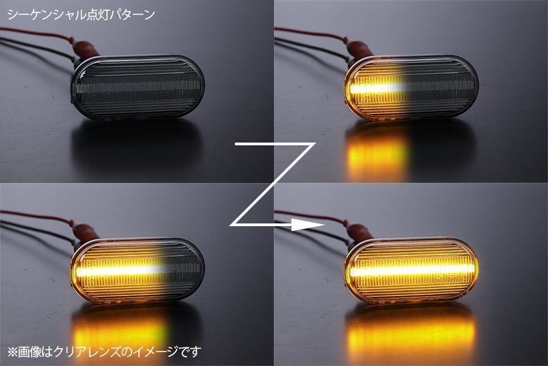 コンパクト発送 ニッサン06 シーケンシャル LED サイドマーカー 流星タイプ 純正交換 Eマーク フェンダー ウインカー ウィンカー レンズ -  メルカリ