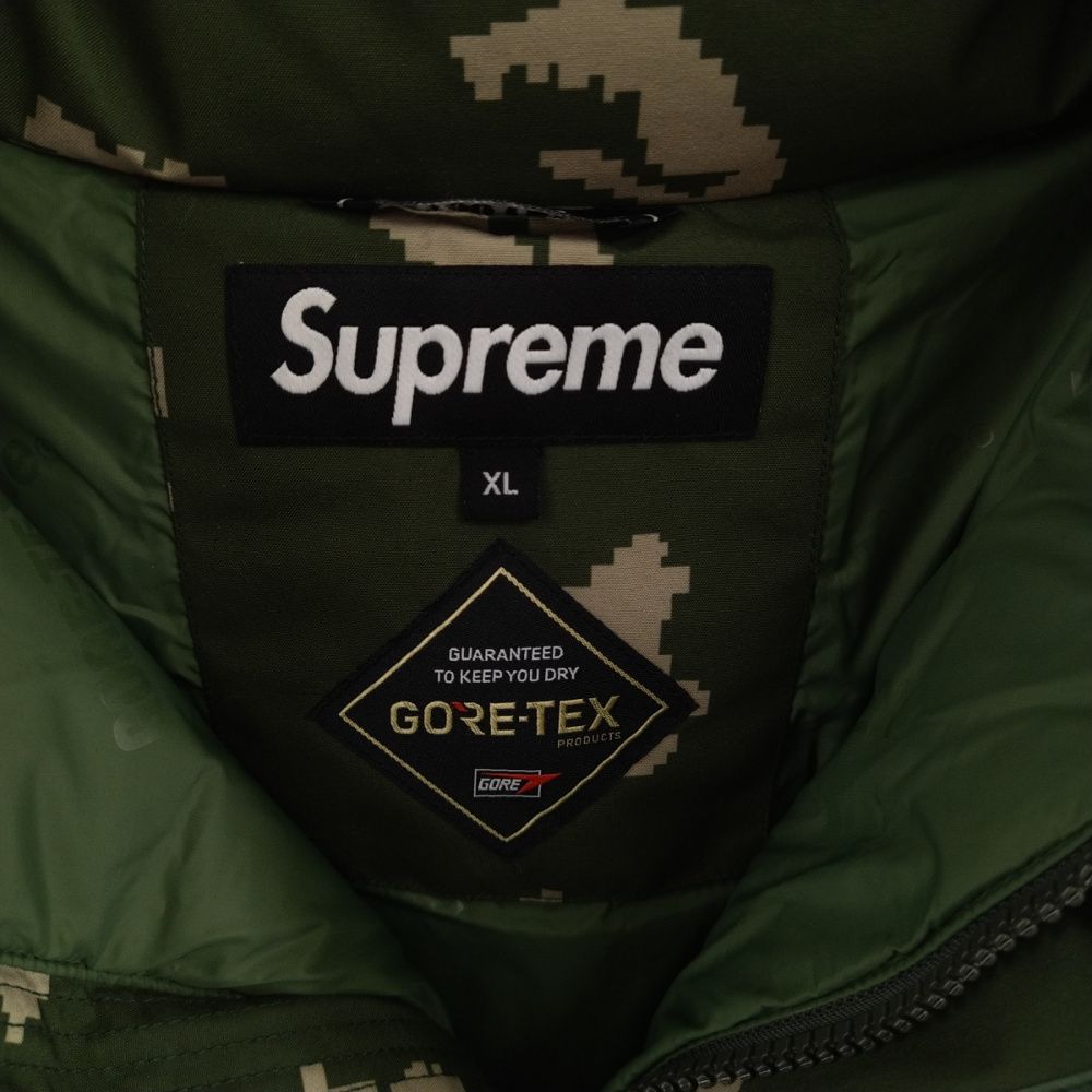 SUPREME (シュプリーム) 21AW GORE-TEX 700 Fill Down Parka Olive Russian Camo  カモフラージュ柄ゴアテックスダウンジャケット カーキ - メルカリ