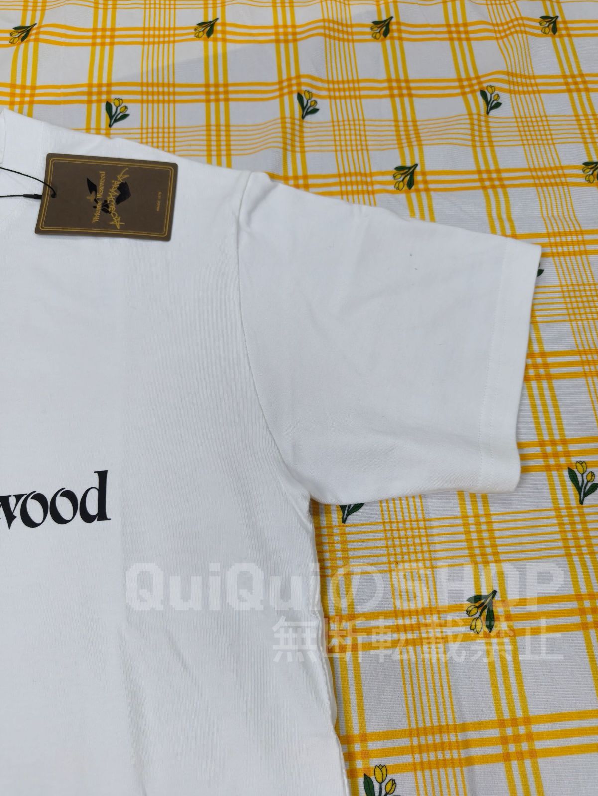 Vivienne Westwood ゆったりロゴプリント半袖Tシャツ ホワイト ヴィヴィアン・ウエストウッド Vivienne Westwood ゆったりロゴ