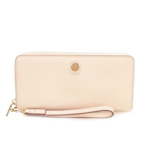 ✨美品✨トリーバーチ　長財布　ロングウォレット　レザー　ラウンドファスナー トリーバーチ TORY BURCH 長財布 ロングウォレット 小銭入れあり
