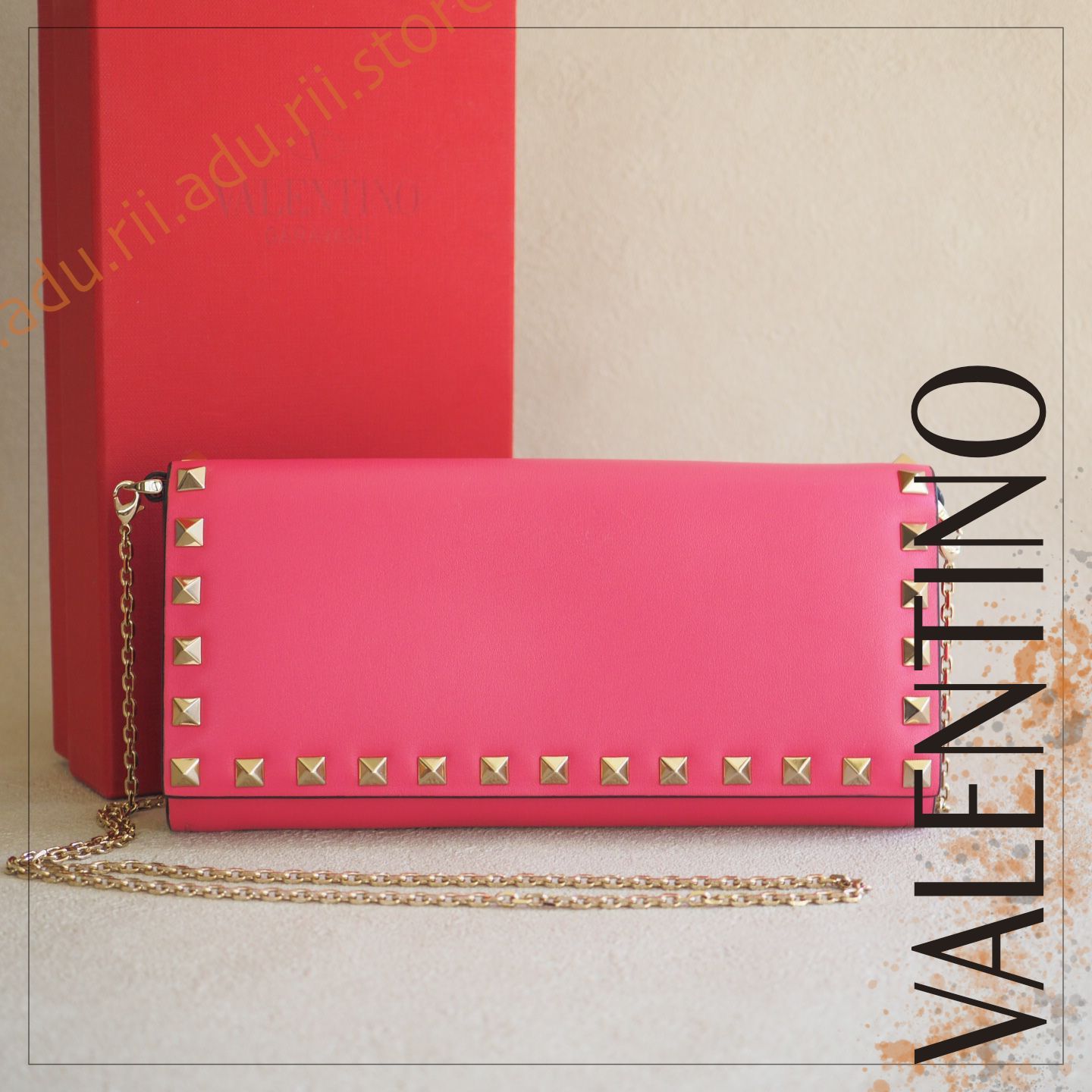 ジーンズを中心 【極美品】VALENTINO チェーンウォレット