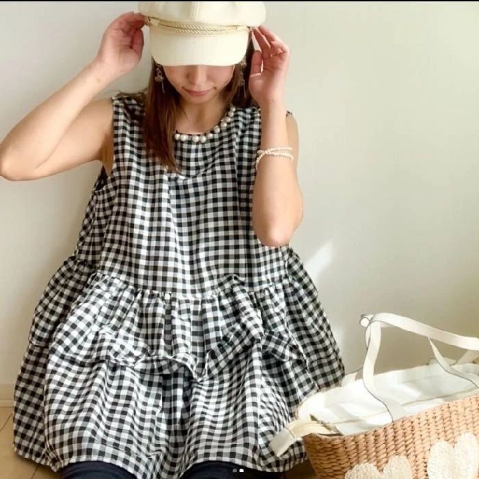 ノースリーブタンクトップ パーティ Design history 春服 ノースリーブタンクトップ パーティ Design history 春服