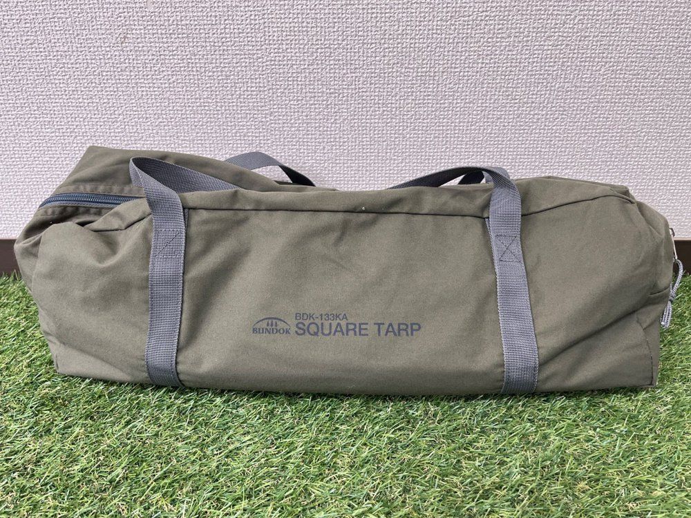 BUNDOK タープ　bdk-23 カーキ Amazon.com: BUNDOK BDK-23KA Square Tarp, Khaki, Standard