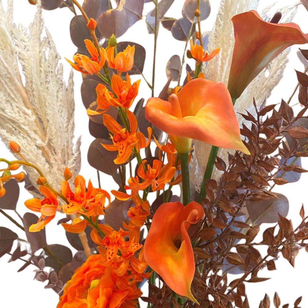 秋のフラワーアレンジメント パンパス