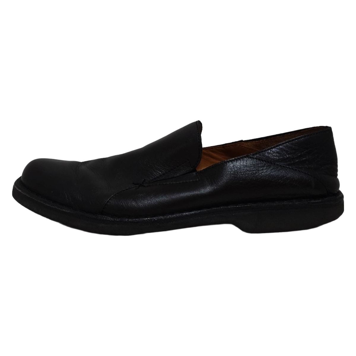Yohji Yamamoto POUR HOMME ヨウジヤマモトプールオム スリッポン メンズ - 黒 レザー