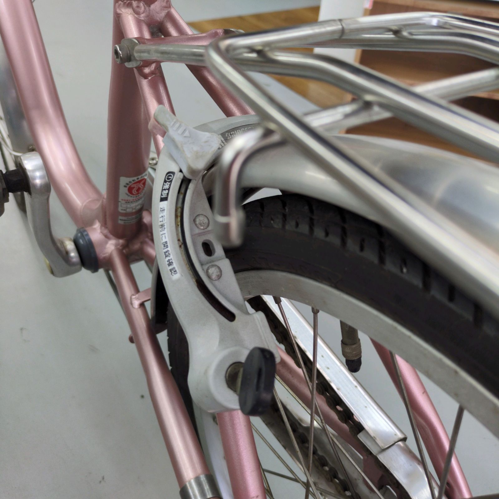 J266 ☆サビキズ使用感☆普通自転車☆BRIDGESTONE☆ダイナモ☆20インチ 