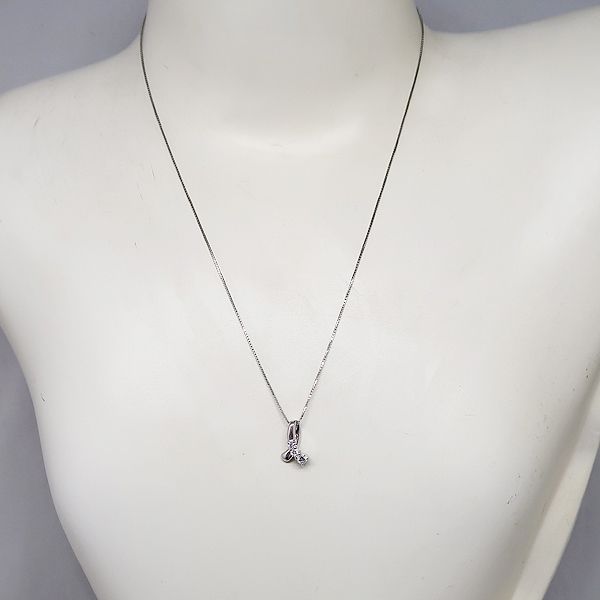 美品 MJC Pt900 / 850 三菱マテリアル ジュエリー ダイヤモンド 