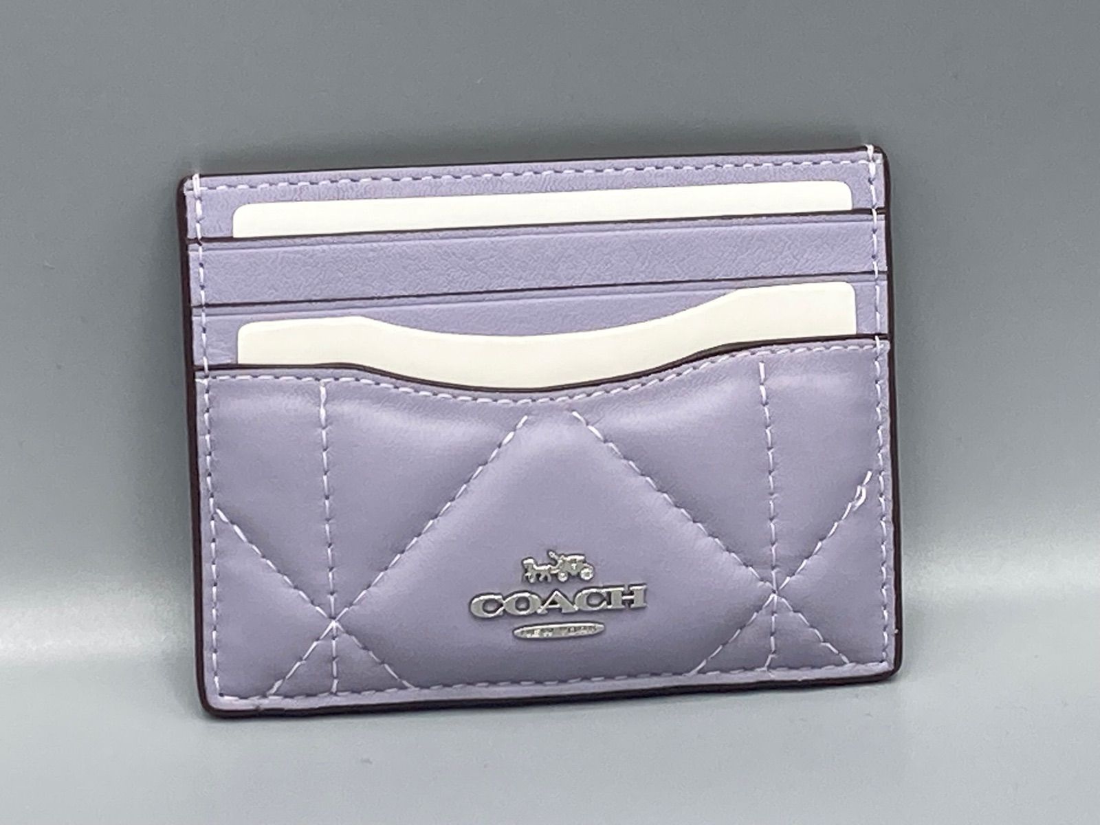 コーチ Coach】【海外正規店買い付け】Slim Id Card Case With Puffy 