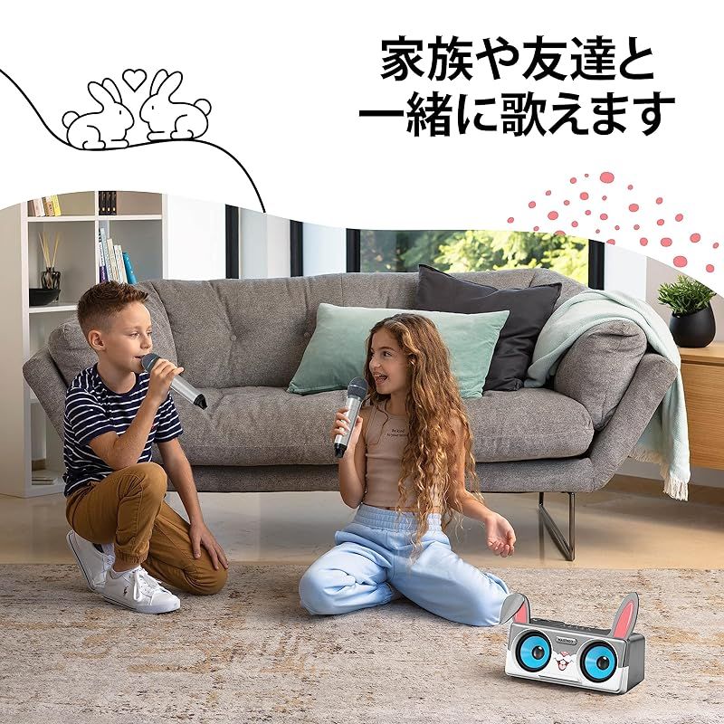 ワイヤレスマイク2本付属 PAシステム