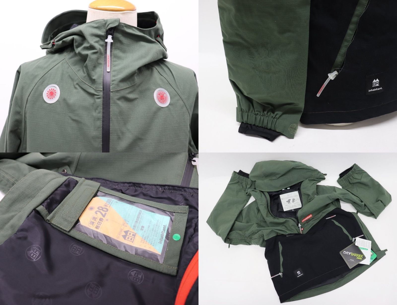 inhabitant インハビタント メンズ スノーボードジャケット アイ