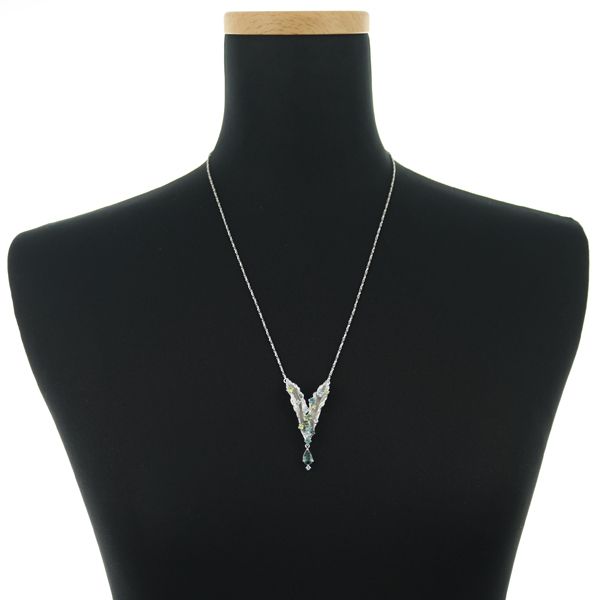 岩倉康二 ネックレス トルマリン 0.59ct アクアマリン