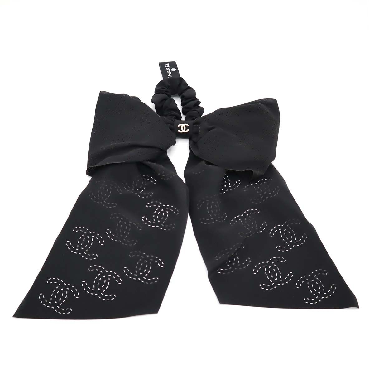 CHANEL シャネル シュシュ ココステッチ パンチング 総柄