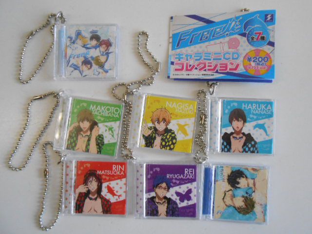 ♯Kqt28BzフリーFree!キャラミニCDコレクション全7種