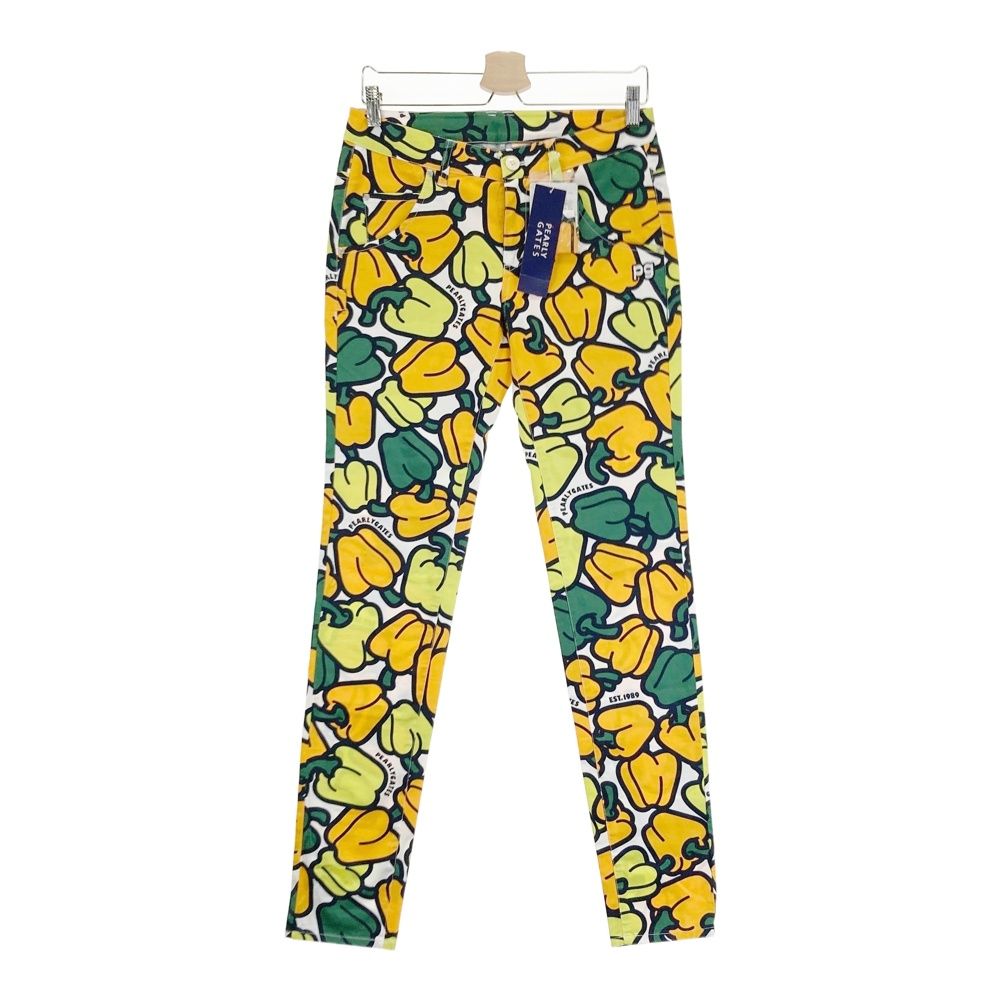 パーリーゲイツ ダウンパンツ 中綿 パンツ 蓄熱 イエロー ゴルフウェア