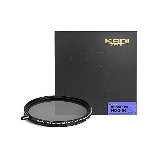 KANI ND2-64 バリアブル 67mm Sidepole 着脱式回転ノブ付 可変NDフィルター 67mm